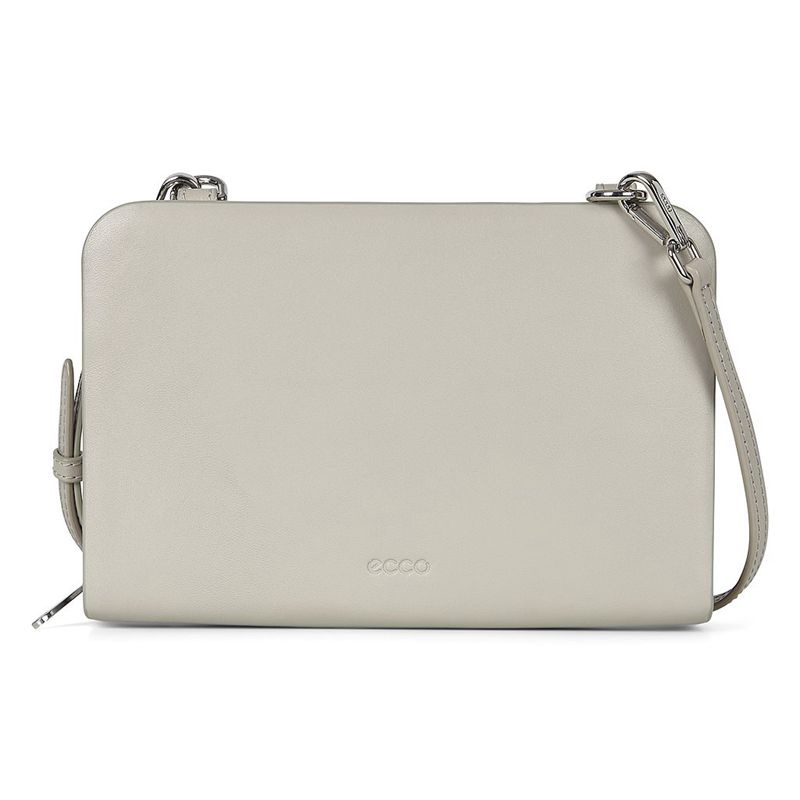 Women ECCO EBBA - Crossbody-Bags Grey - India EHPQYM914